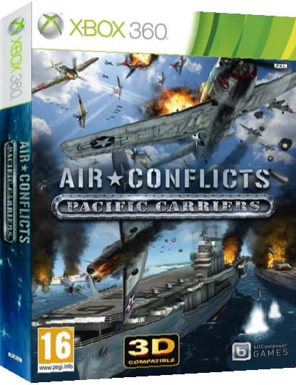 Air Conflicts - Pacific Carriers — box-3D (EU)