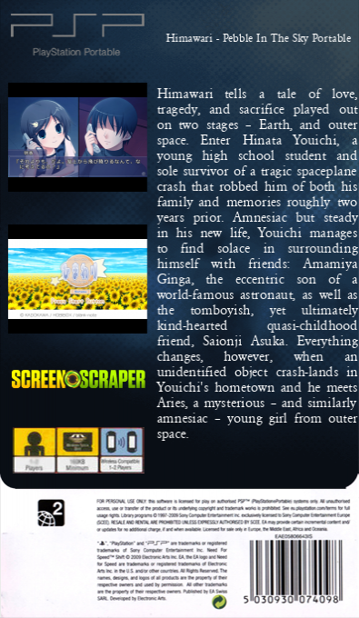 Himawari - Pebble in the Sky Portable — box-2D-back (SS)