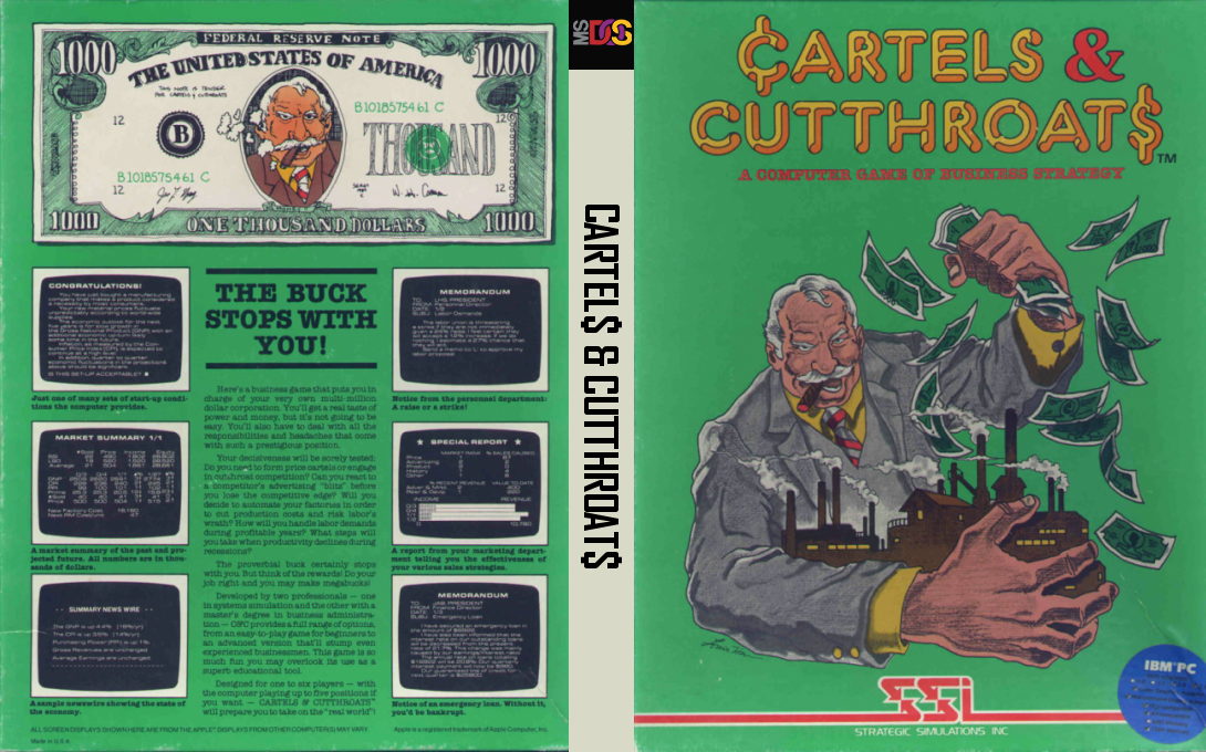 Cartels And Cutthroat$ — box-texture (US)