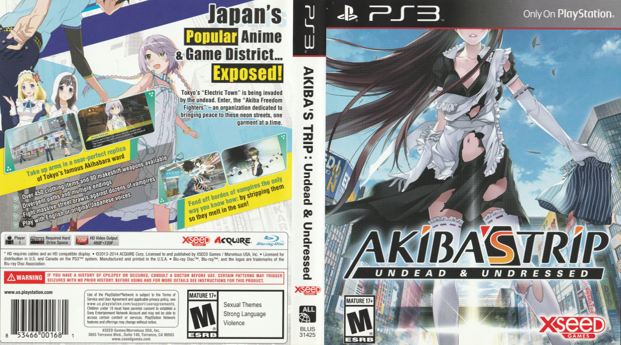 Akiba's Trip - Undead & Undressed — box-texture (CA)