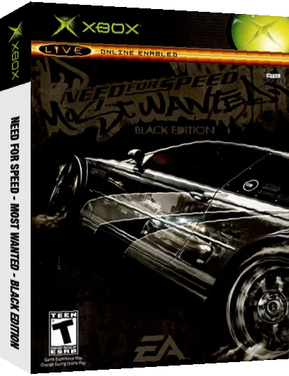 Need for Speed - Most Wanted - Black Edition — box-3D (US)