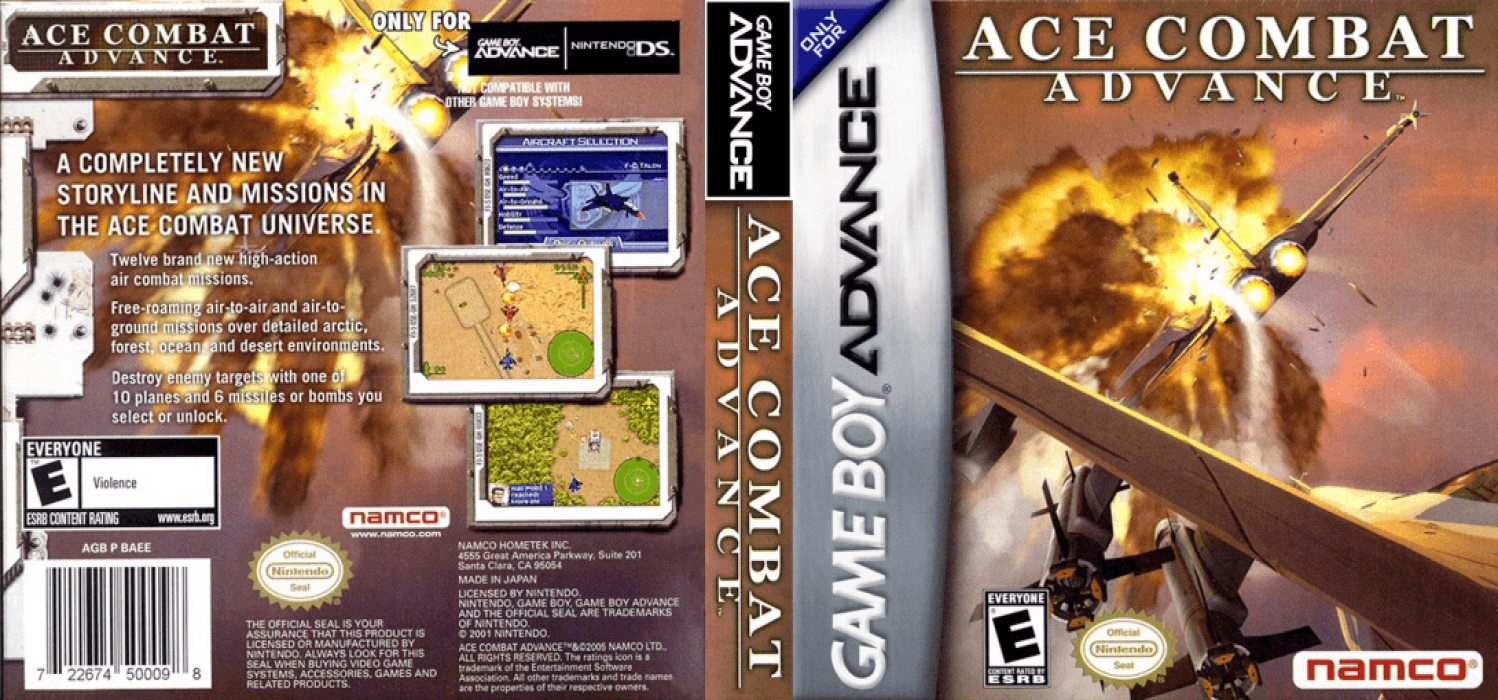 Ace Combat Advance — box-texture (US)