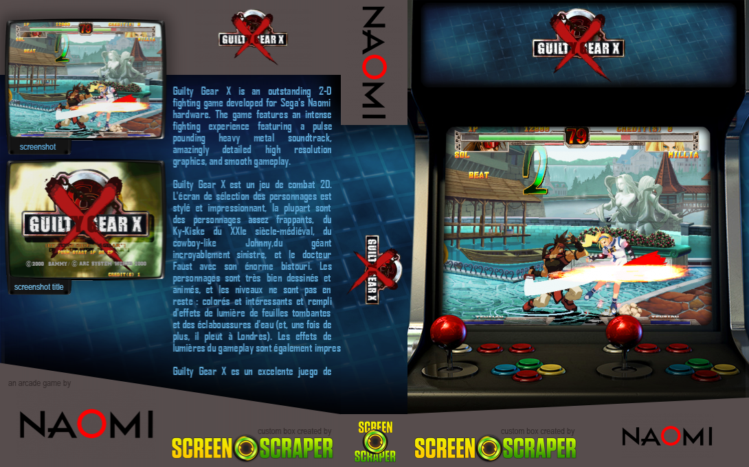 Guilty Gear X — box-texture (SS)
