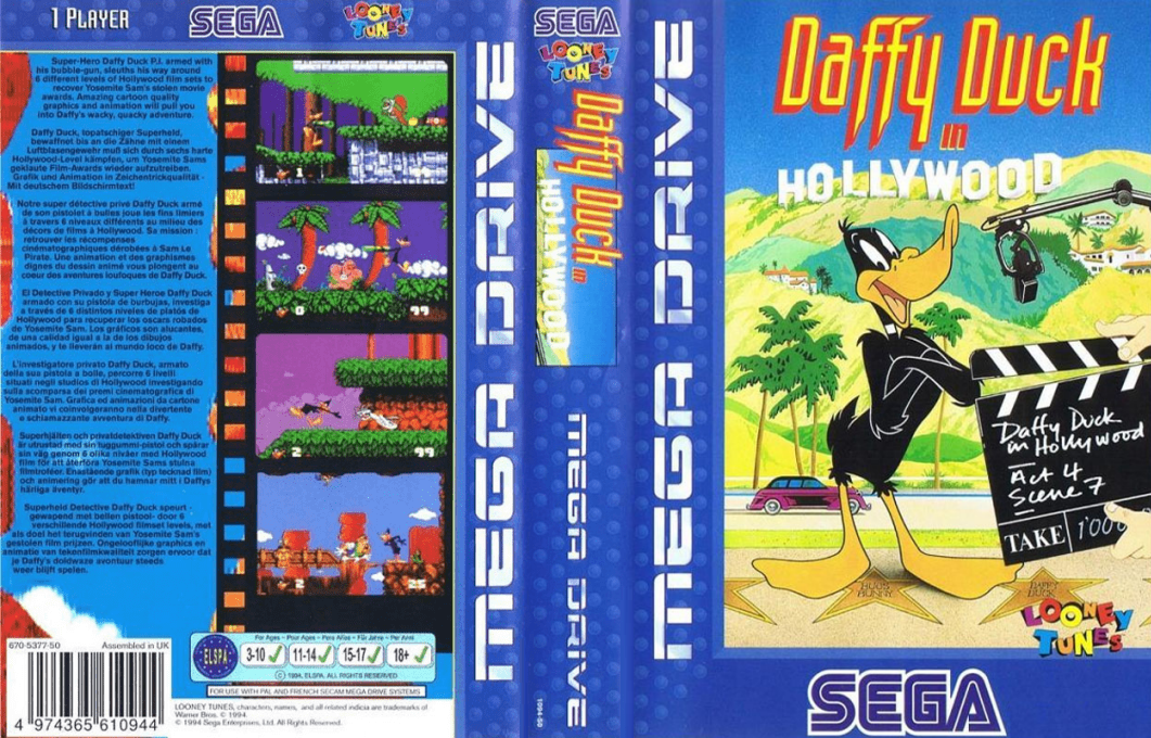 Daffy Duck In Hollywood — box-texture (EU)