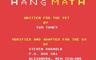 Hang-Math — sstitle (WOR)