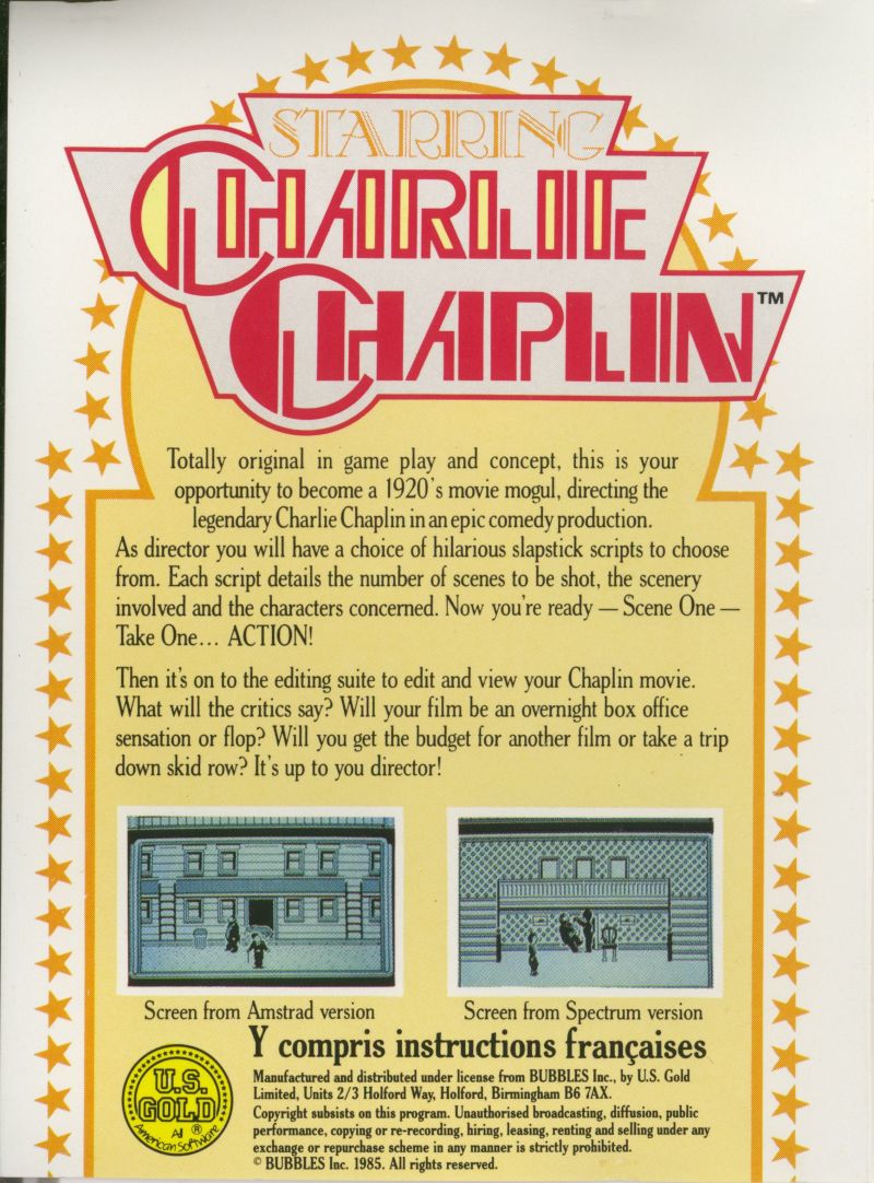 Charlie Chaplin — box-2D-back (US)