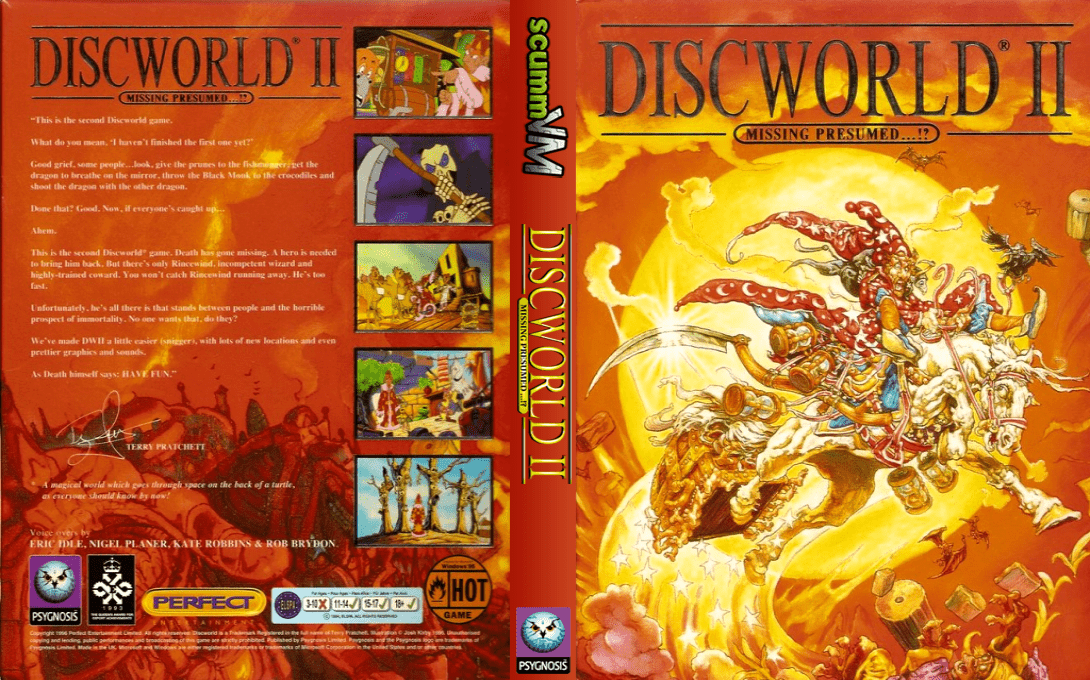 Discworld II: Mortality Bytes! — box-texture (EU)