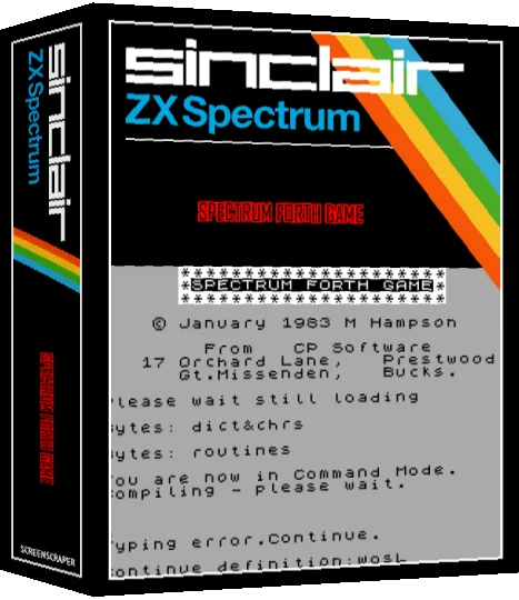 Spectrum Forth Game — box-3D (SS)