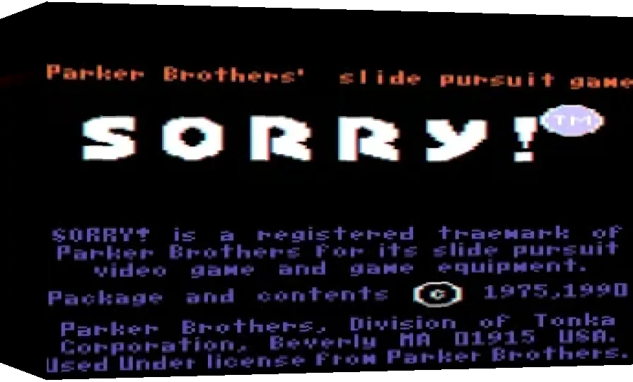 Sorry! — box-3D (WOR)