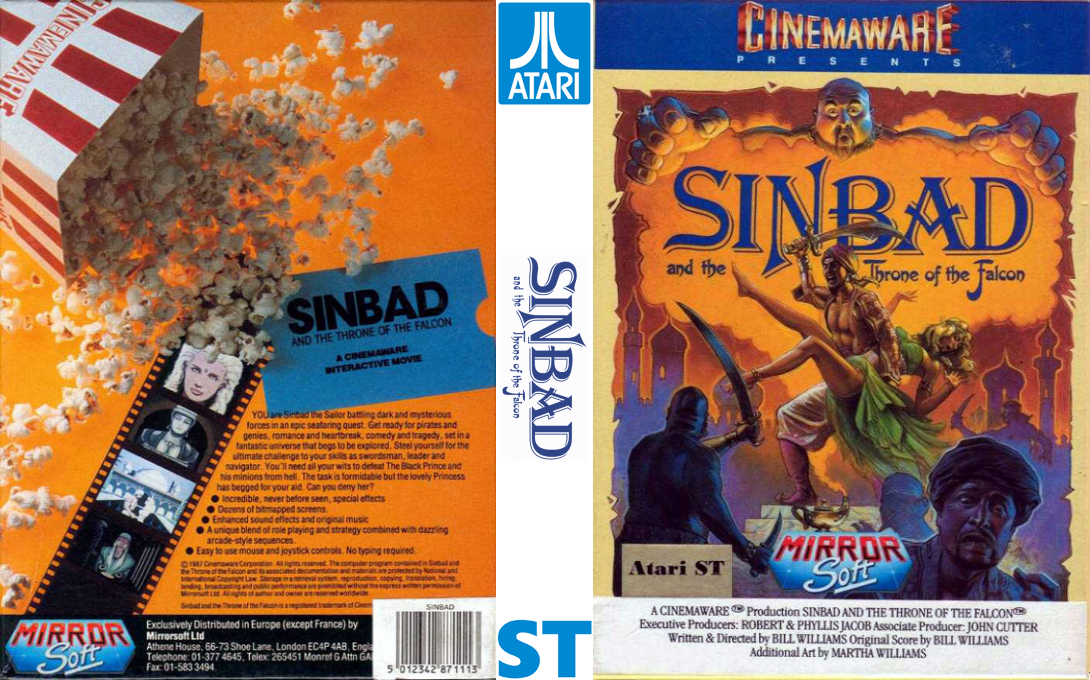 Sinbad and the Throne of the Falcon — box-texture (EU)