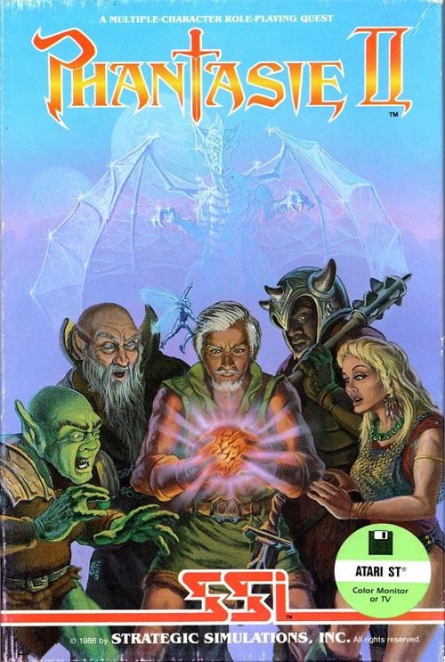 Phantasie 2 box art