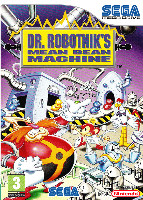 Dr. Robotnik's Mean Bean Machine — box-2D (EU)
