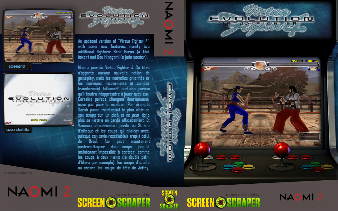 Virtua Fighter 4 Evolution — box-texture (SS)