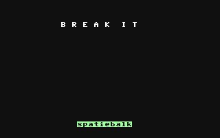 Break It — sstitle (NL)