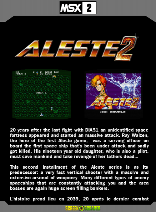 Aleste 2 — box-2D-back (SS)