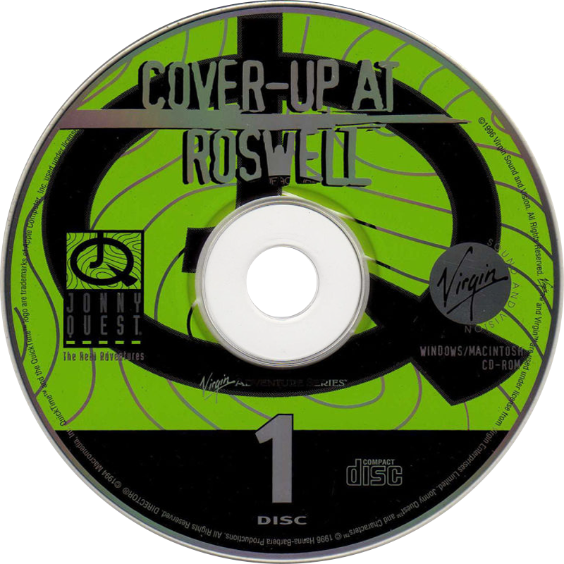 Jonny Quest: The Real Adventures - Cover-Up at Roswell — support-2D (US)