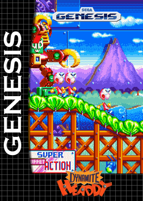 Dynamite Headdy — box-2D (SS)