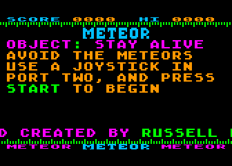 Meteor — sstitle (WOR)