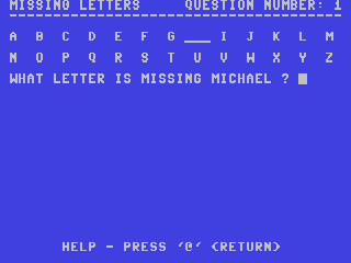 Missing Letters — ss (WOR)