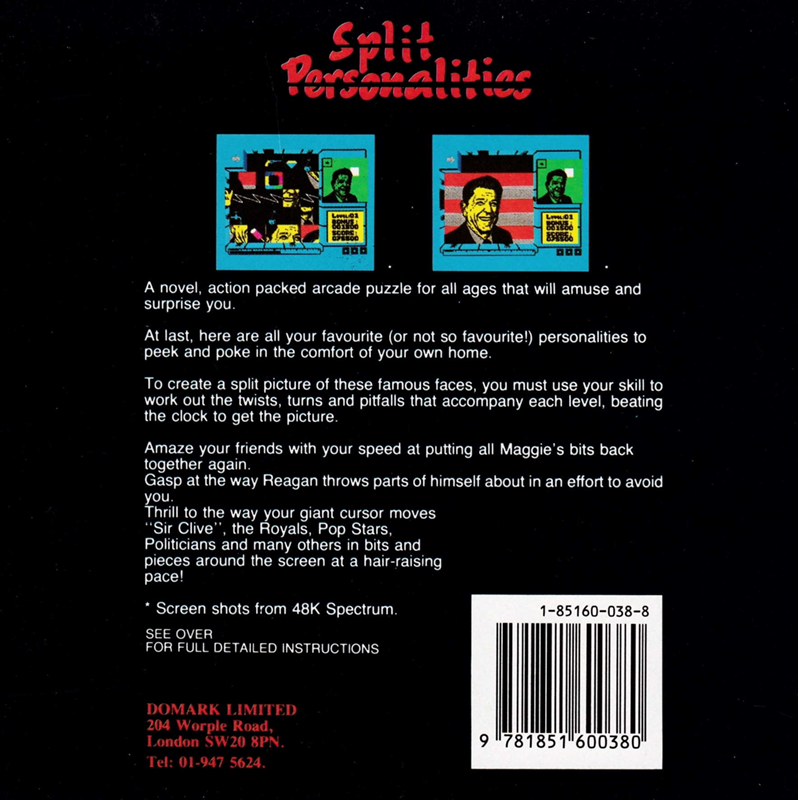 Split Personalities — box-2D-back (EU)
