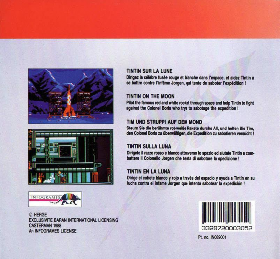 Tintin On The Moon — box-2D-back (EU)