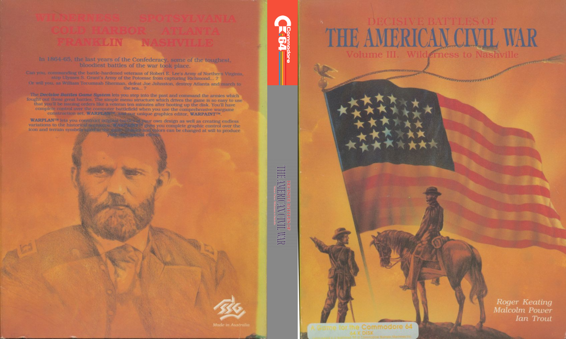 Decisive Battles Of The American Civil War Vol.3 — box-texture (US)