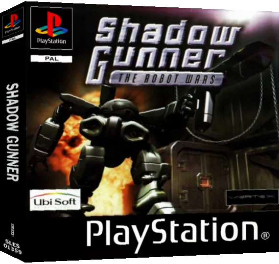 Shadow Gunner - The Robot Wars — box-3D (EU)