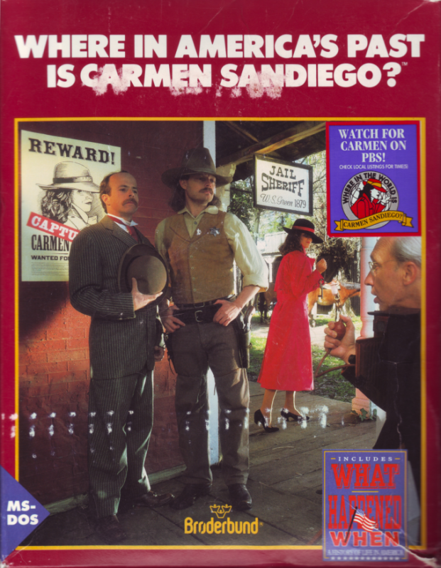 Where in America's Past Is Carmen Sandiego? box art
