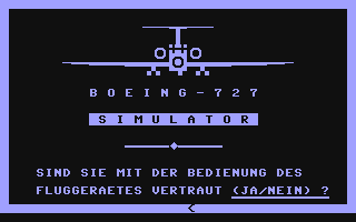 Boeing-727 Simulator — sstitle (DE)