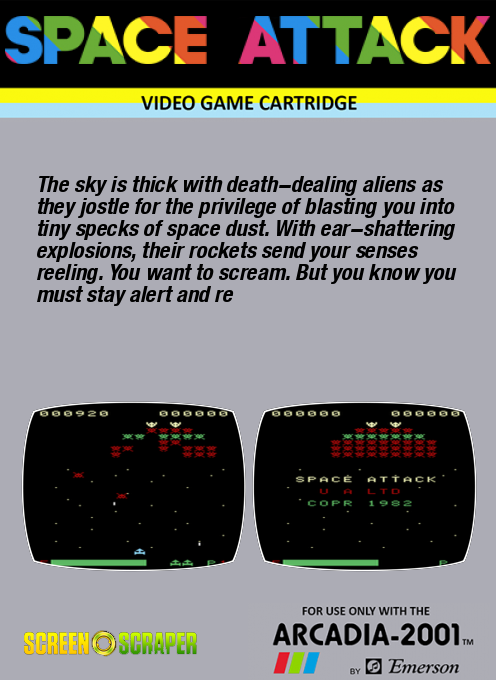 Space Attack — box-2D-back (US)