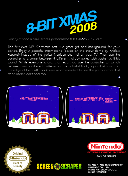 8-BIT XMAS 2008 — box-2D-back (SS)
