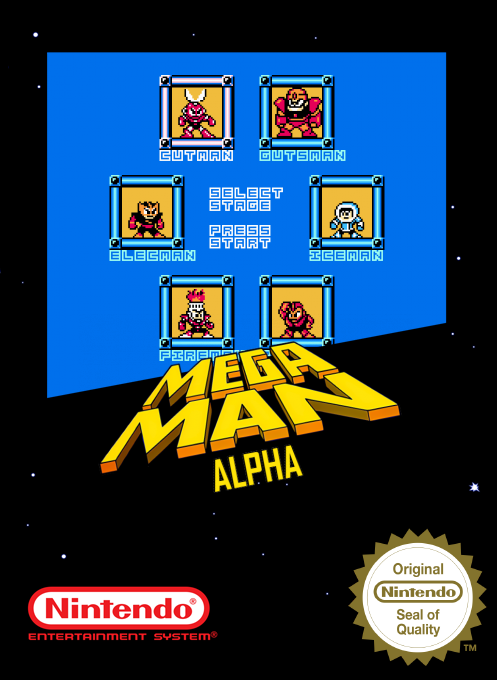 MegaMan : Alpha box art