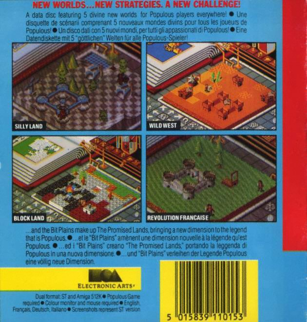 Populous - The Promised Lands — box-2D-back (CUS)