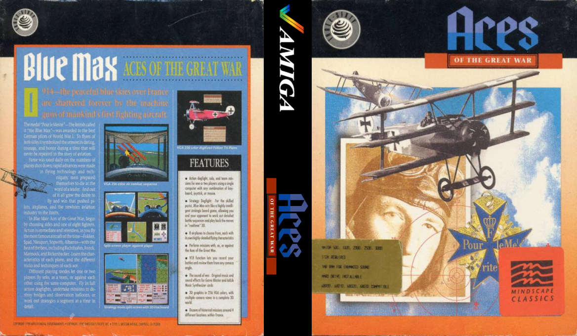 Blue Max - Aces of the Great War — box-texture (EU)