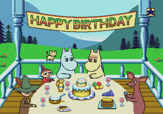 Jidou Eiken Taiou - Moomin to Eigo - Tanjoubi no Okurimono — ss (JP)
