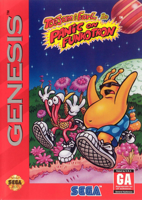 Toejam And Earl 2 - Panic On Funkotron box art
