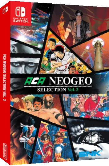 ACA NEOGEO Selection Vol. 3 — box-3D (JP)