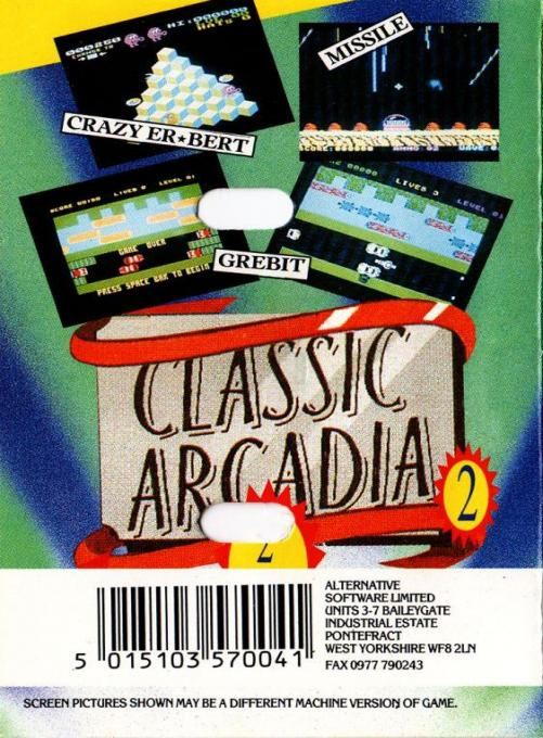 Classic Arcadia 2 — box-2D-back (EU)