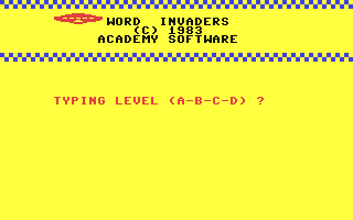 Word Invaders — sstitle (WOR)