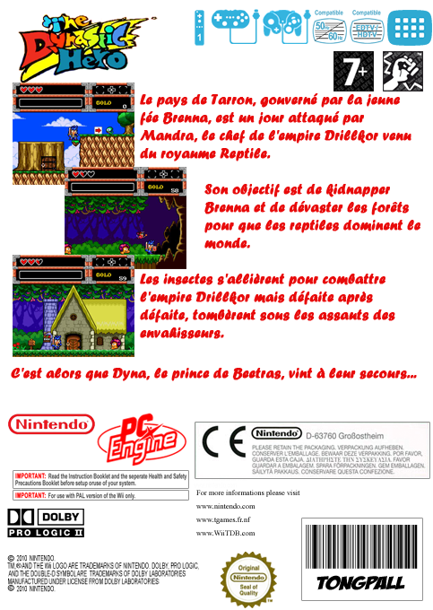 Dynastic Hero, The — box-2D-back (FR)