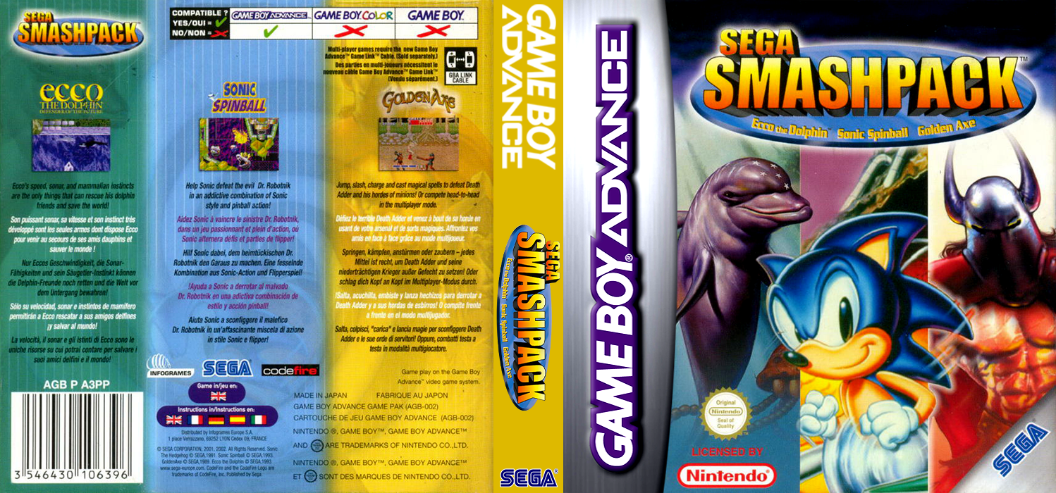Sega Smashpack — box-texture (EU)
