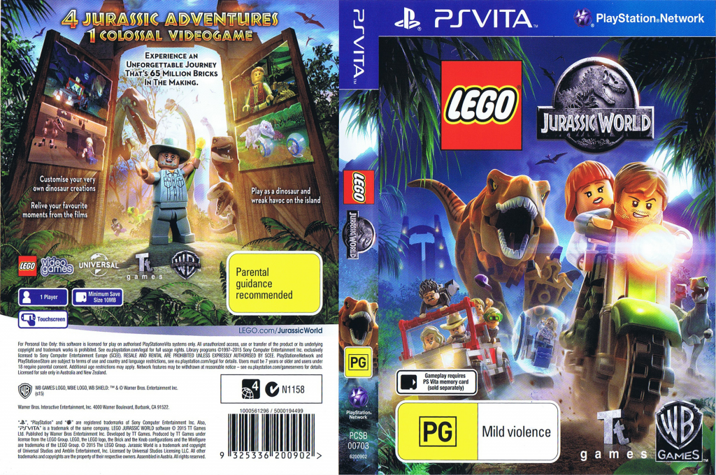 LEGO Jurassic World — box-texture (EU)
