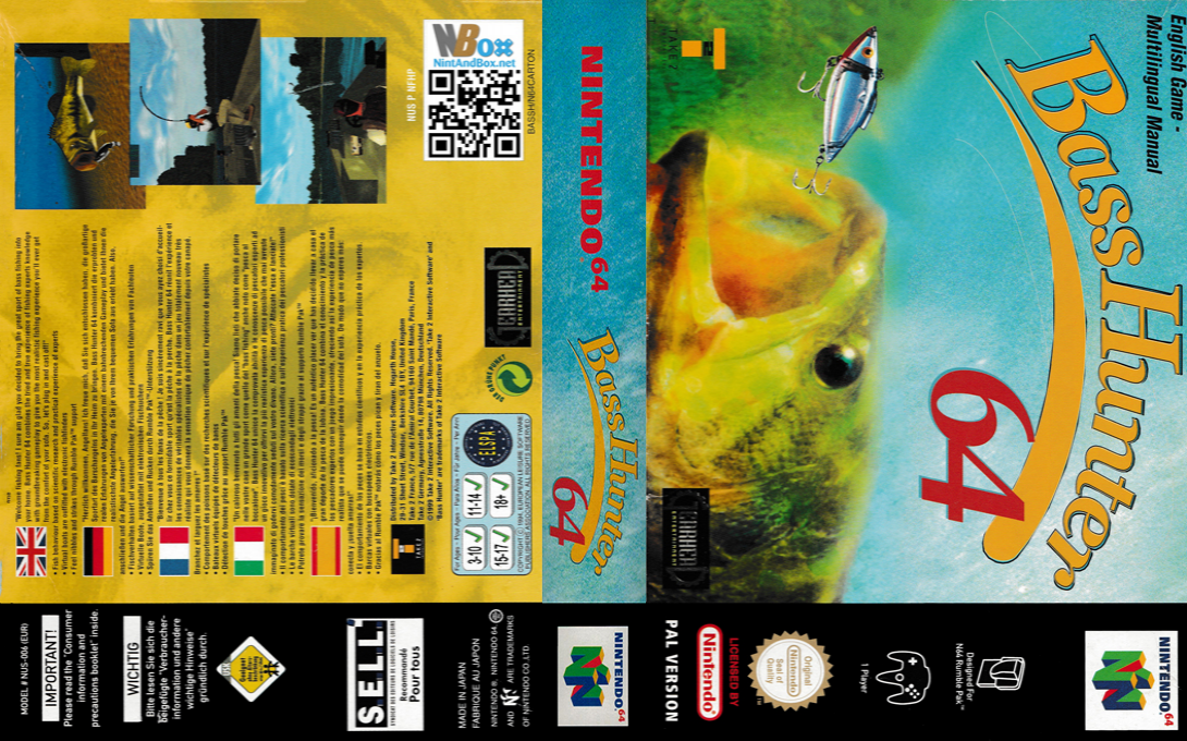 In-Fisherman - Bass Hunter 64 — box-texture (EU)
