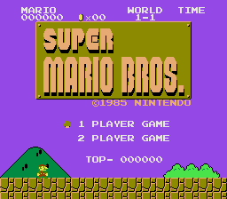 Super Mario Bros — sstitle (WOR)