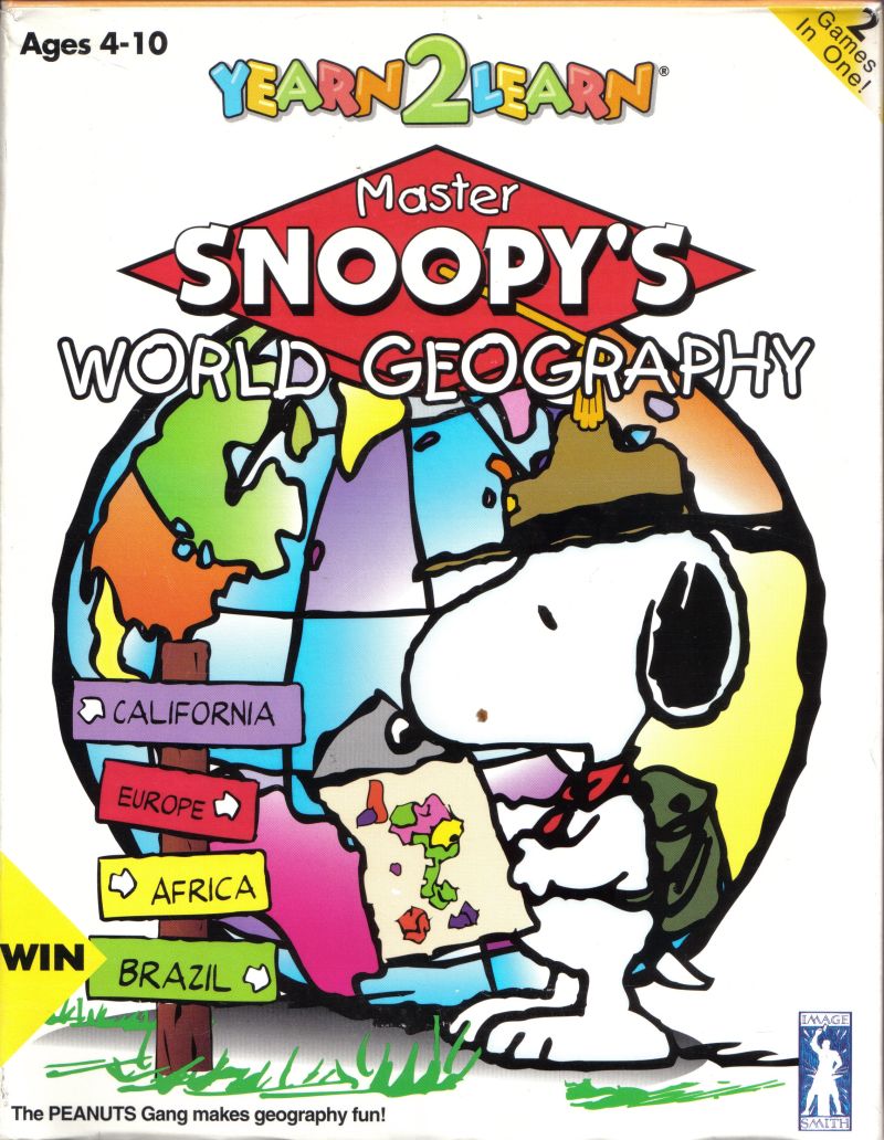 Yearn2Learn: Master Snoopy's World Geography box art