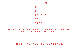 Temple of Dreg — sstitle (WOR)