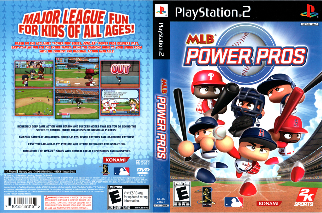 Jikkyou Powerful Major League 3 — box-texture (US)