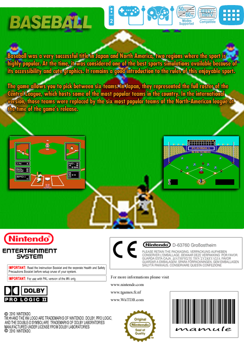 Baseball — box-2D-back (EU)
