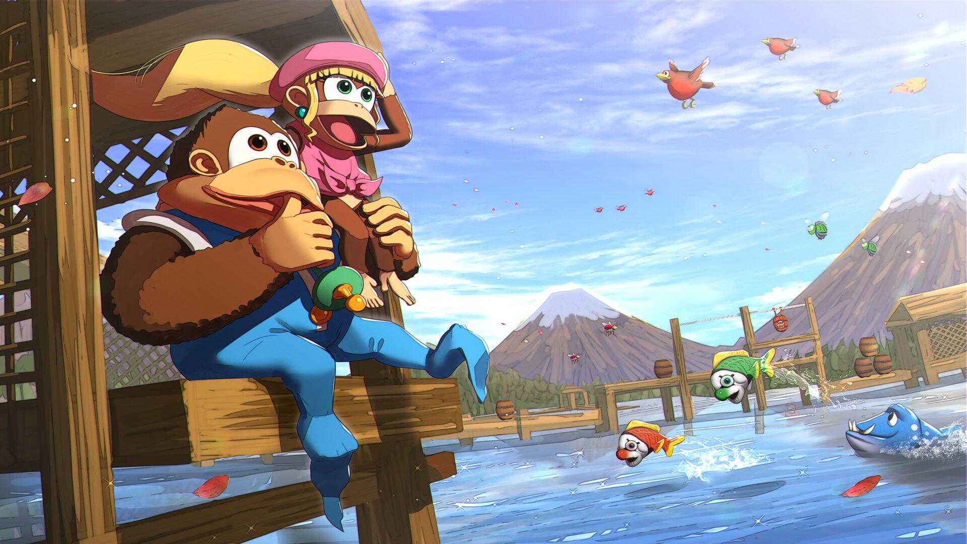 Donkey Kong Gb - Dinky Kong And Dixie Kong — fanart