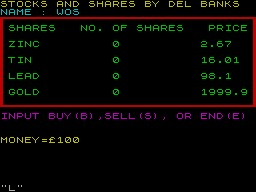 Stocks and Shares — ss (WOR)